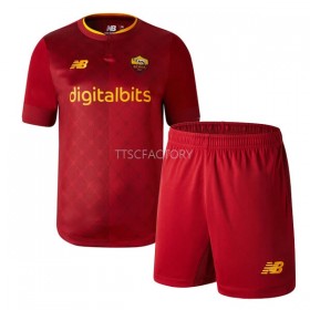 Camisolas de futebol AS Roma Criança Equipamento Principal 2022/23 Manga Curta